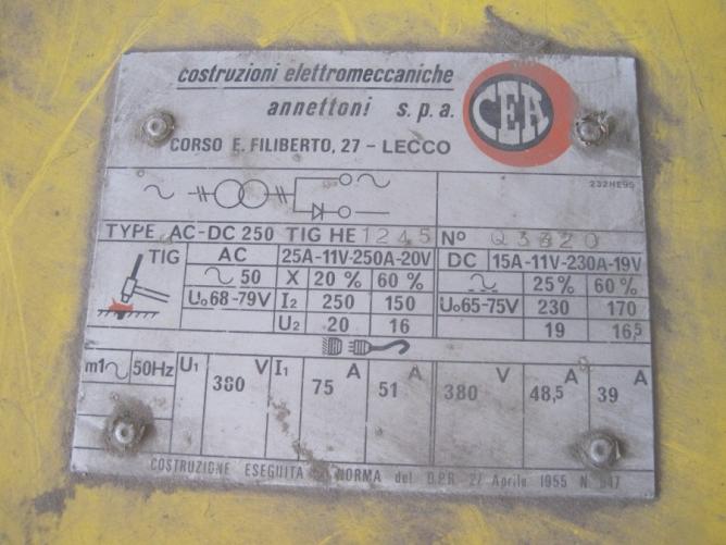 CEA AC-DC 250 TIG